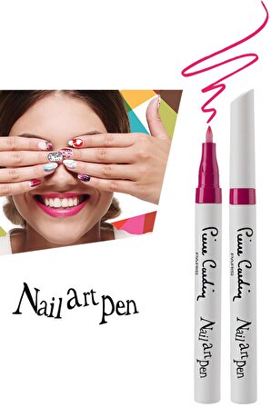 Pierre Cardin Nail Art Pen Tırnak Kalemi - Dark Pink