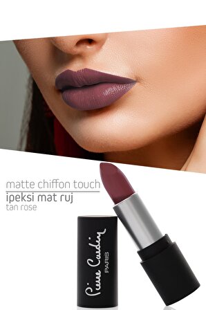 Pierre Cardin Matte Chiffon Touch Lipstick - Tan Rose -177