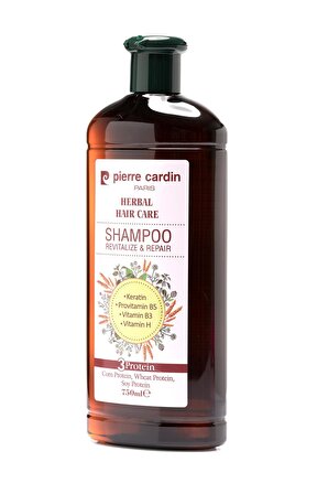 Pierre Cardin Herbal Onarıcı ve Canlandırıcı Etkili Bitkisel Şampuan 750 ML