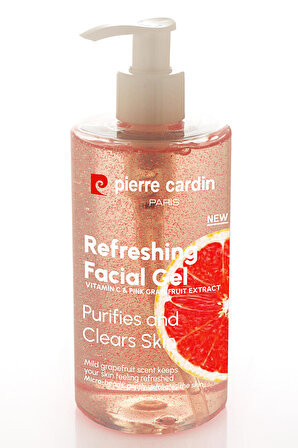 Pierre Cardin Refreshing Facial Cleanser with Vitamin C & Pink Grapefruit Extract-Köpük Jel 400 ml