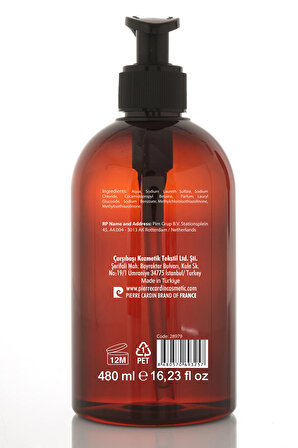 Pierre Cardin Liquid Hand Wash 480 ml – Silk Care - Sıvı Sabun - İpek Bakım