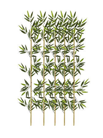 Bambu Çubuk Yapraklı Ekonomik 180cm 5li