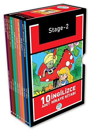Stage-2 İngilizce Hikaye Seti 10 Kitap Maviçatı Yayınları