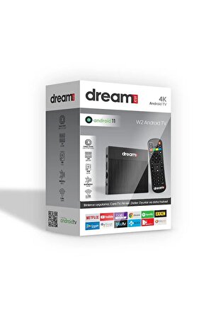 Dreamstar W2 Android Tv Box | 2gb Ram 16GB Hafıza | Android 11