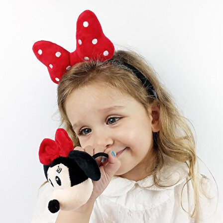 Mickey Mouse Çocuk Toka ve Taç Seti