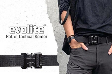 Evolite Patrol Professional Tactical Belt Kemer