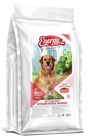Energy Sığır Etli Yetişkin Köpek Maması 15 Kilogram