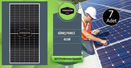 ON GRİD 3 kW kVA  Monofaze Solar Güneş Paneli Paket Sistemi On Grid Paket Sistem