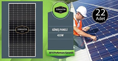 ON GRİD 10 kW kVA  Trifaze Solar Güneş Paneli Paket Sistemi On Grid Paket Sistem