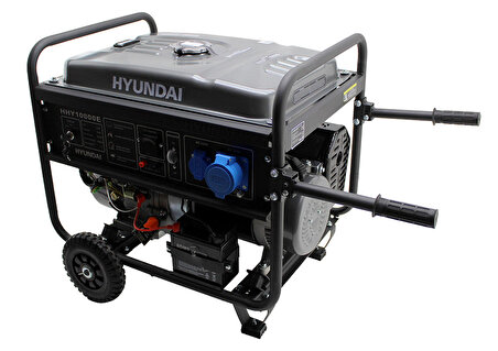Hyundai HHY10000E-3 Benzinli Jeneratör Marşlı Trifaze