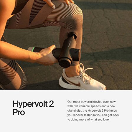 Hyperice Hypervolt 2 Pro - Sessiz Kayma Teknolojisi - Taşınabilir Masaj Aleti