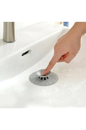 4 Adet Lavabo Küvet Tıkacı Mutfak Banyo Gider Tıpası Kapağı Tıkaç Süzgeç