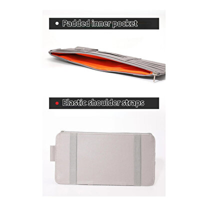 Ford Transit Connect uyumlu iç güneşlik cüzdanı - çok amaçlı çanta - deri lüks model - kartlık gözlüklük cüzdan vb