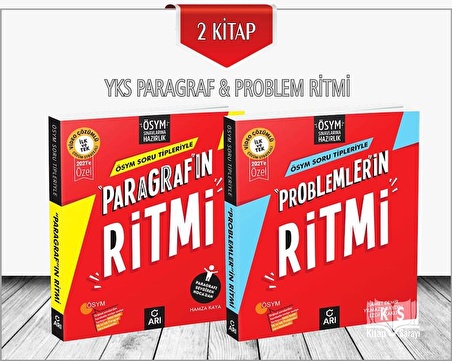 YKS Paragraf&Problem Ritmi Seti 2 Kitap - Arı Yayınları