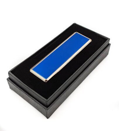 Sustalı Elektronik USB Şarjlı Çakmak Mavi