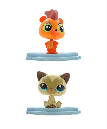 Littlest Pet Shop Minişler 2'li Standlı Oyuncak Miniş Karakterleri