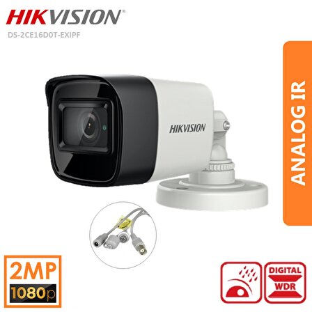 HIKVISION Bullet DS-2CE16D0T Turbo HDTVI 2MP 1080P AHD IR Bullet Kamera