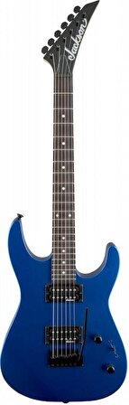 Jackson JS11 Elektro Gitar 2-Point Tremolo Amaranth Klavye Metallic Blue Dinky AH MBL