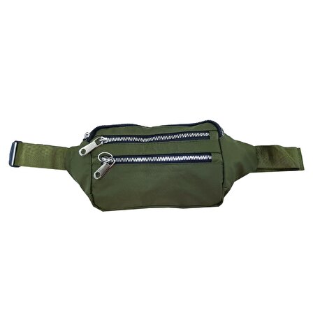 Free Bag Bel Çantası Şık Kullanışlı Saten Kumaş Yeşil Renk