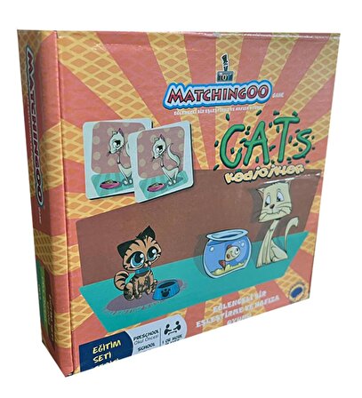 Matchingoo Eşleştirme Ve Hafıza Kartları: Cats - Kedicikler