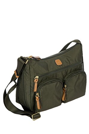 5055 Bric's X-Bag Postacı Çantası 34x24x8/14 cm