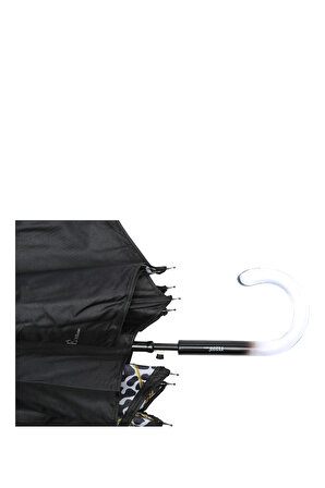 FLA-6001 Ferre Desenli Otomatik Mekanizmalı Uzun Şemsiye