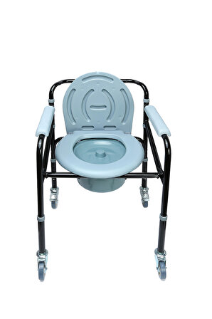 KY696 Kifidis Tekerlekli Tuvaletli Banyo Sandalyesi AGSTWC005