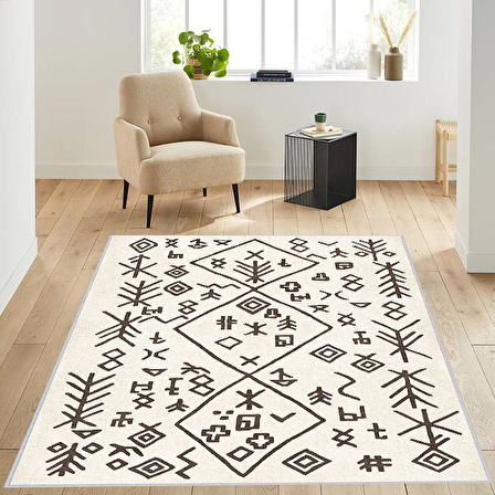 Dijital Baskı Yıkanabilir Kaymaz Taban Salon Halısı Ve Yolluk RVG1321