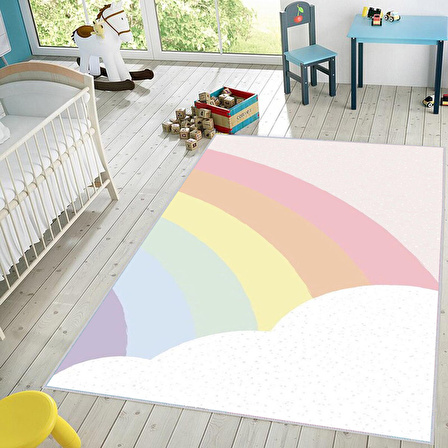 Dijital Baskı Yıkanabilir Kaymaz Taban Çocuk Halısı Ve Yolluk RVG4016
