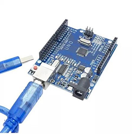Arduino Uno R3 Geliştirilmiş CH340 Chip - Klon (USB Kablo Dahil)