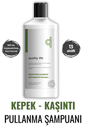 QL Kepek Şampuanı - 17 Aktifli Kepek Önleyici Şampuan 300 ML