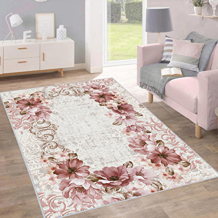 Dijital Baskı Yıkanabilir Kaymaz Taban Salon Halısı Ve Yolluk RVG0202-SD767