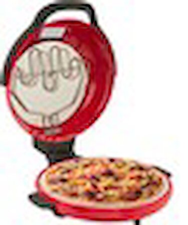Kırmızı Rosse Taşfırınım Pizza Makinesi, Lahmacun Makinesi Doğal Taş Fırın - Termostat