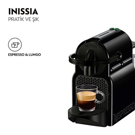 Nespresso D40 İnissia Black Kahve Makinesi