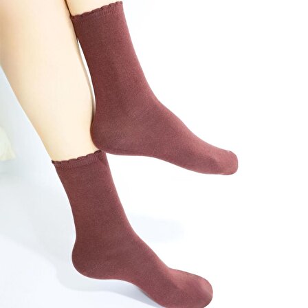 Pamuklu Penye Ter Emici 2X Korumalı Penti Model Patik Çorap (3 Çift) Asorti Renk