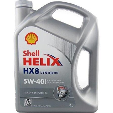 SHELL HELIX HX8 SYNTHETIC 5W-40 4 LT