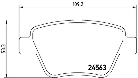 BALATA VW CADDY III GOLF VI (5K1) JETTA III (1K2) JETTA IV (162) TOURAN (1T1 1T2 1T3) 1.2 1.6 2.0 (10-) BEETLE 1.2 2.0 (11-) SEAT LEON (1P1) (05-10) SKODA OCTAVİA (1Z3) OCTAVİA KOMBİ (1Z5) 1.4 1.6 1.8