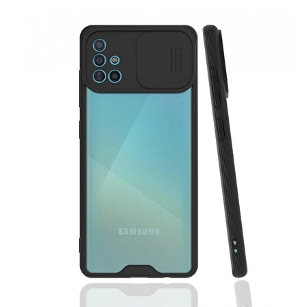 Samsung Galaxy A51 Kılıf Platin Kamera Koruma Silikon