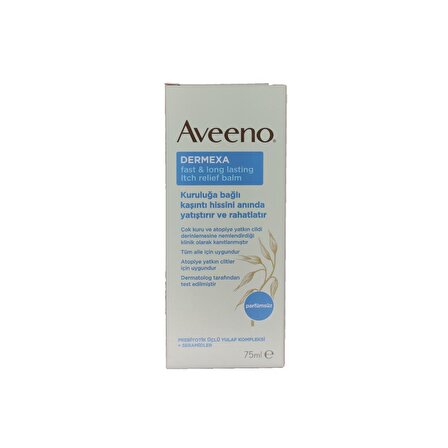 Aveeno Dermexa Yatıştırıcı Parfümsüz Kuru Cilt için  Vücut Kremi 75 ml 