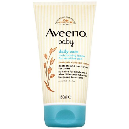 Aveeno Baby Nemlendirici Parabensiz Hassas ve Kuru Cilt için  Vücut Losyonu 150 ml 