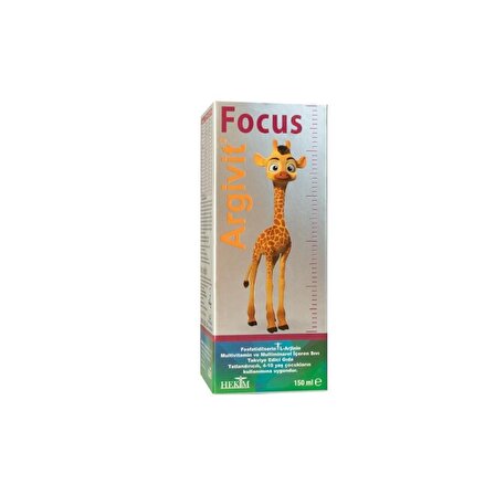 Argivit Focus Multivitamin ve Multimineral Takviye Edici Gıda 150ml