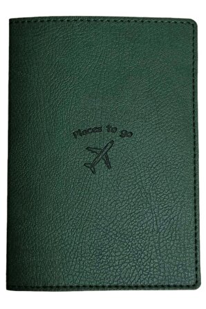Acar Mira Pasaport Kılıfı Pasaportluk Koyu Yeşil