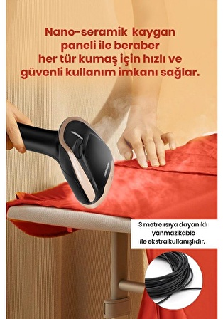 Goldmaster Easyjett GM-7650 1700 W Buharlı Kırışık Giderici