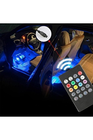 Fiat / Tofaş Şahin Sese Duyarlı Ayak Altı Led Aydınlatma Rgb