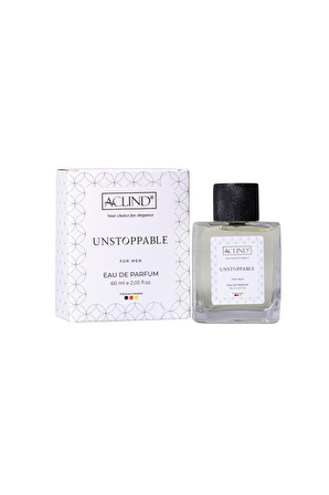 ACLIND UNSTOPPABLE FOR MEN 60 ML EAU DE PARFUM  | Erkekler İçin Odunsu, Baharatlı Koku Ailesi