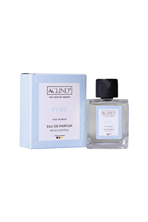 ACLIND PURE FOR WOMEN 60 ML EAU DE PARFUM  | Kadınlar İçin Tatlı Pudralı Koku Ailesi