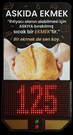 Askıda Ekmek Panosu - LED Panel