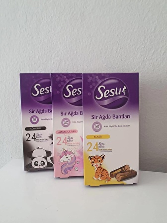 3 adet sesu ağda bantları set