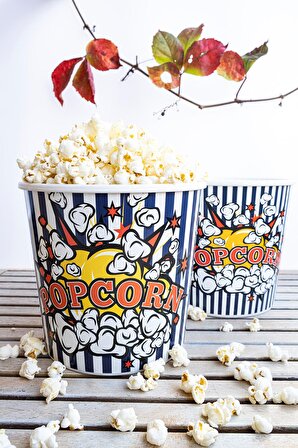 2'li Büyük Boy Popcorn Cips Kutusu, Çerezlik