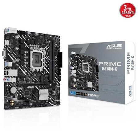 Asus PRIME H610M-K DDR5 1700p  DDR5,PCIe 4.0,M.2,Glan,HDMI,VGA,USB 3.2Gen 1,SATA 6 Gbps